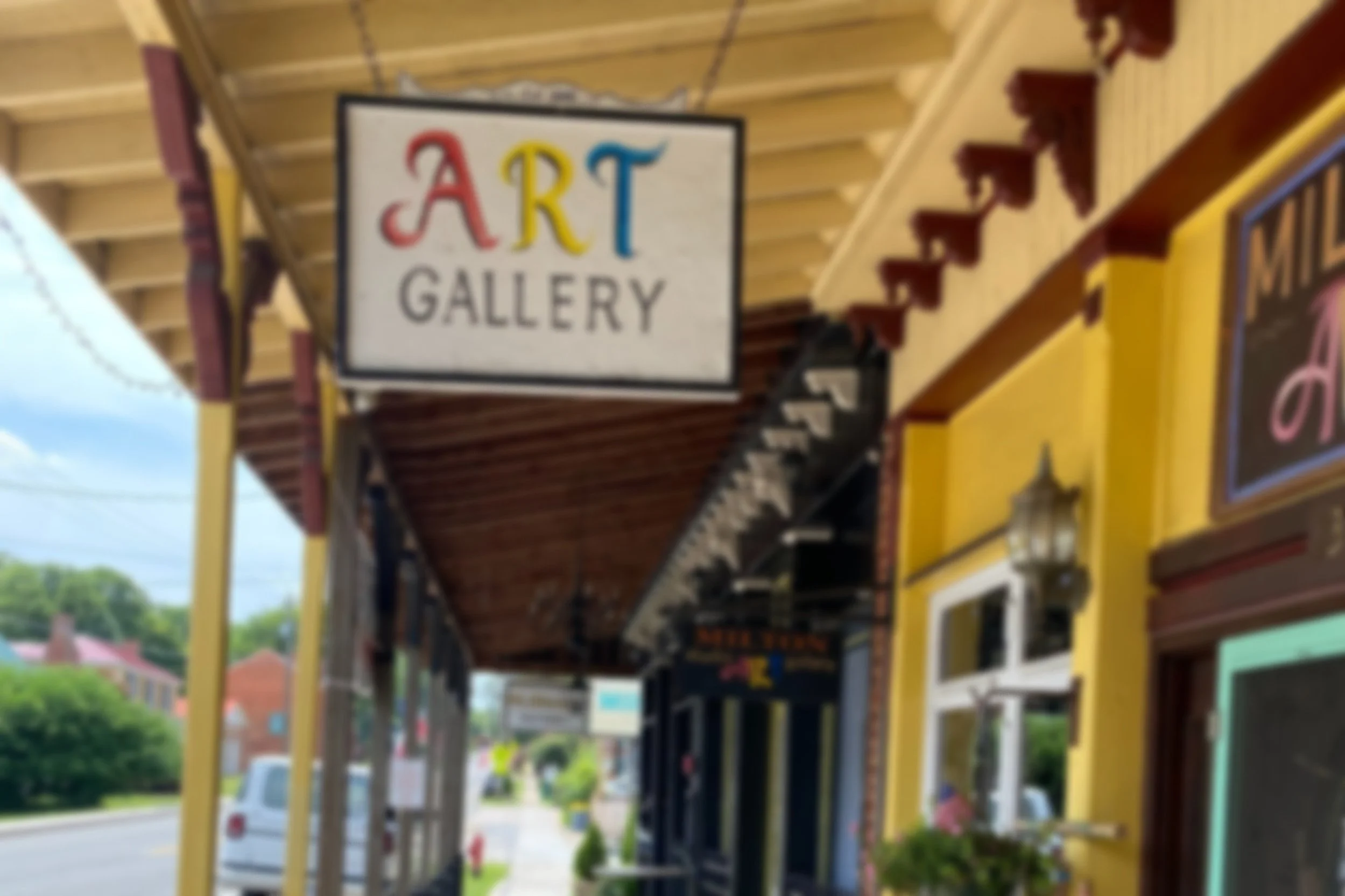 Milltown Eatery area on Broad Street